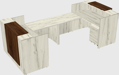 Reception desk u-shape