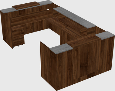 Reception desk u-shape
