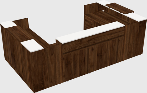 Reception desk u-shape