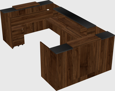Reception desk u-shape