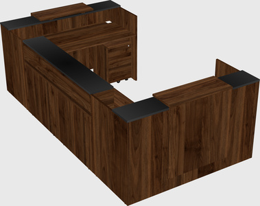 Reception desk u-shape