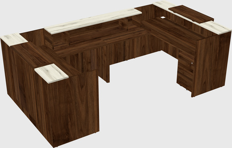 Reception desk u-shape