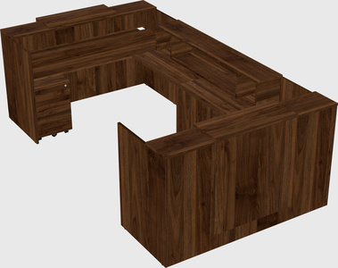 Reception desk u-shape