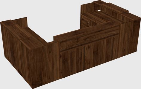 Reception desk u-shape