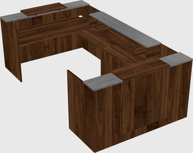 Reception desk u-shape