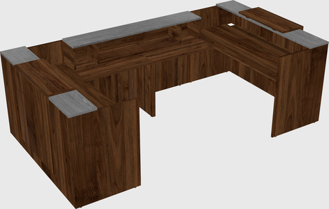 Reception desk u-shape