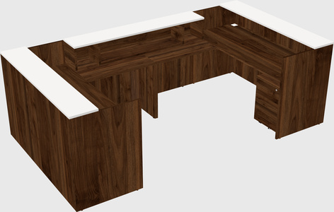 Reception desk u-shape
