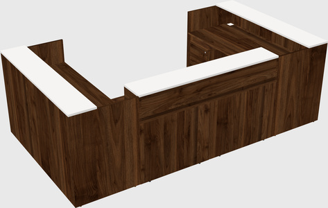 Reception desk u-shape