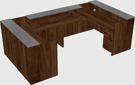 Reception desk u-shape