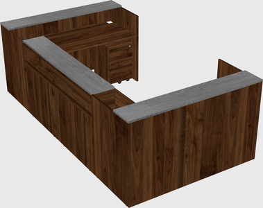Reception desk u-shape