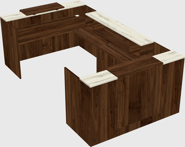 Reception desk u-shape