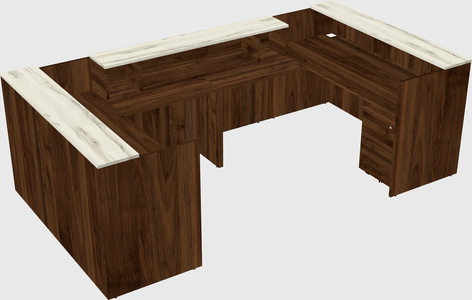Reception desk u-shape