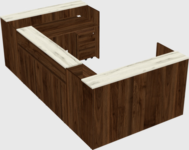 Reception desk u-shape
