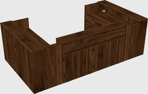 Reception desk u-shape