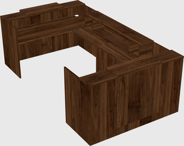 Reception desk u-shape