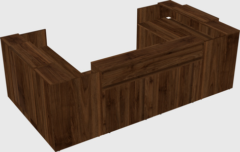 Reception desk u-shape