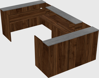 Reception desk u-shape