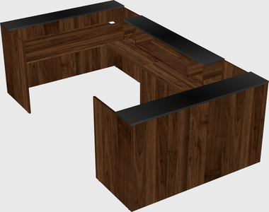 Reception desk u-shape
