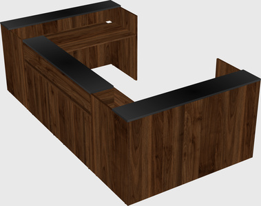 Reception desk u-shape