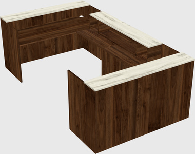 Reception desk u-shape