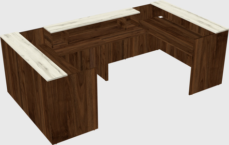Reception desk u-shape
