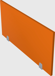 Desk privacy panel