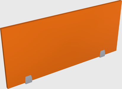 Desk privacy panel