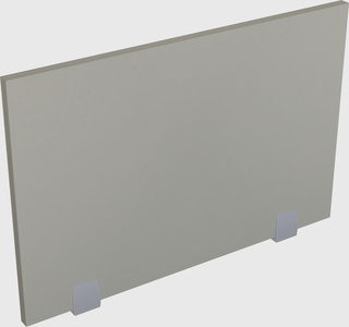 Desk privacy panel