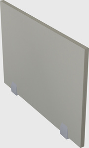 Desk privacy panel