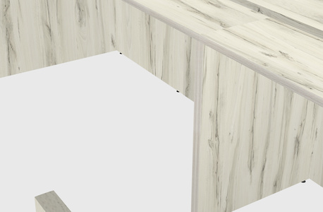 Reception desk u-shape