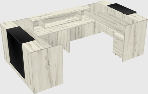 Reception desk u-shape