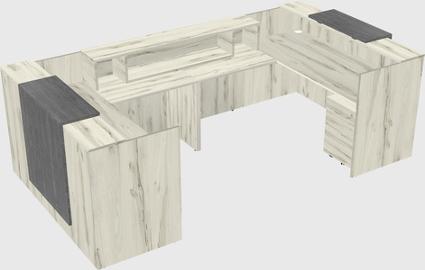 Reception desk u-shape