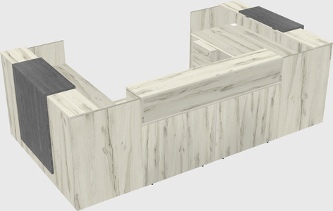 Reception desk u-shape