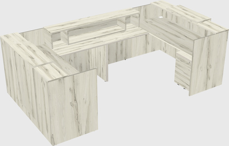 Reception desk u-shape