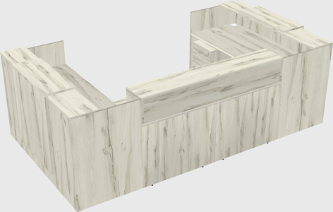 Reception desk u-shape