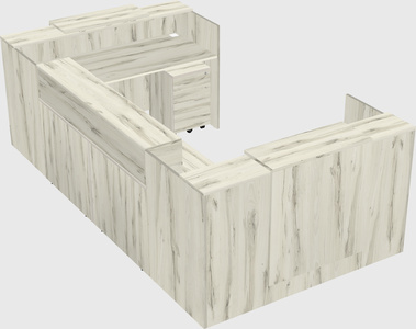 Reception desk u-shape