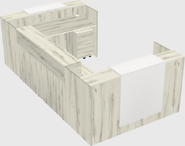 Reception desk u-shape