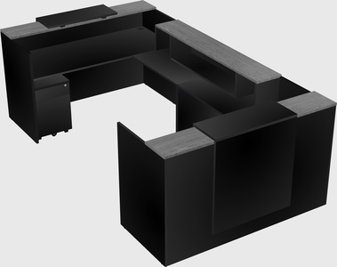 Reception desk u-shape