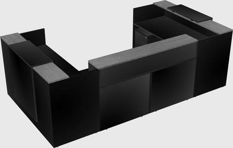 Reception desk u-shape