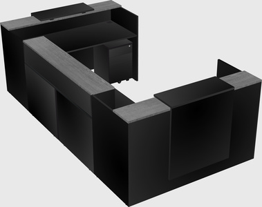 Reception desk u-shape