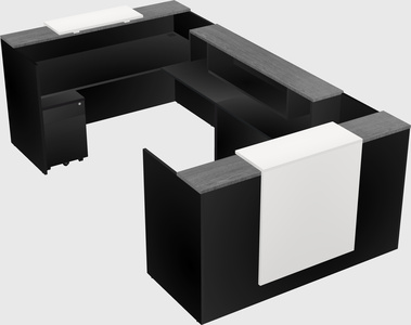 Reception desk u-shape