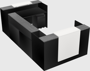 Reception desk u-shape