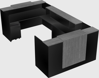 Reception desk u-shape