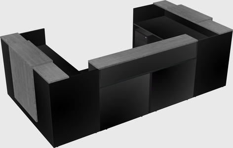 Reception desk u-shape