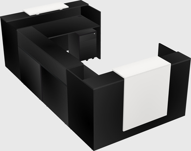 Reception desk u-shape