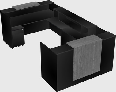 Reception desk u-shape