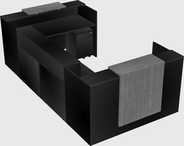 Reception desk u-shape