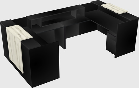 Reception desk u-shape