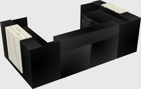Reception desk u-shape