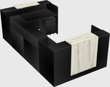 Reception desk u-shape